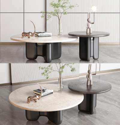 MINOTTI现代茶几3D模型下载